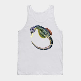 Big-bellied seahorse watercolour painting Tank Top